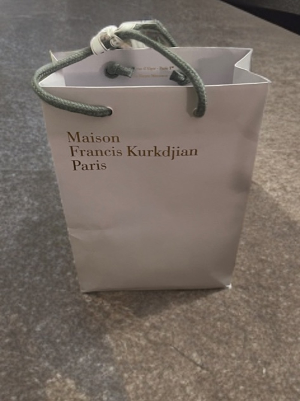 Maison Francis Kurkdjian Paris Gift Bag - Gray and White